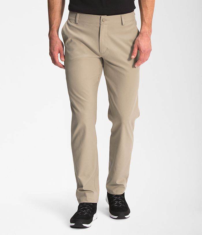 Pantalones The North Face Hombre City Estándar Modern Fit Beige - Peru 20589DQWP